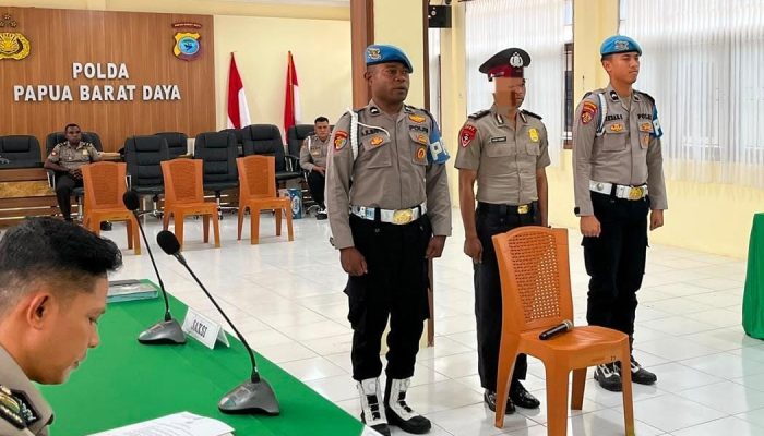 Kapolda Papua Barat Daya Tegaskan Tidak Ada Toleransi bagi Anggota yang Langgar Disiplin
