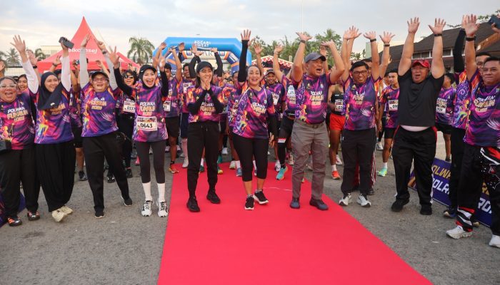 Polwan Run 2026 Polda PBD Meriah, Pererat Kebersamaan Polri dan Masyarakat