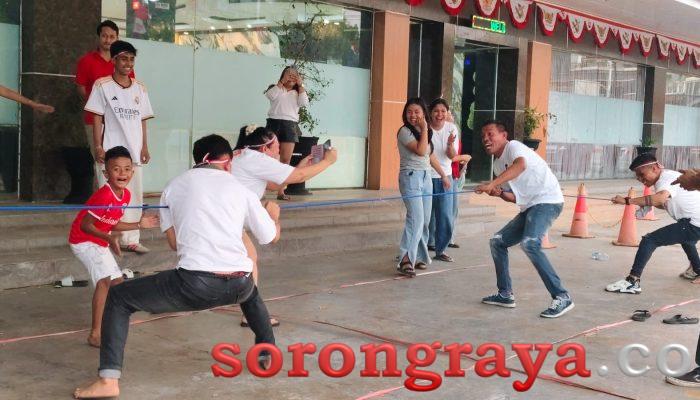 Jalin Silaturahmi, Darefan Hotels Sorong Gelar Berberbagai Lomba HUT RI ke -81