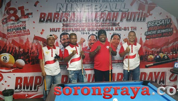 HUT 81 NKRI, Barisan Merah Putih PBD Gelar Tournament Billiard 