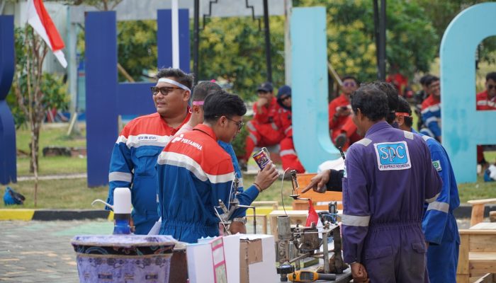 Semarak HUT RI, Pertamina Kilang Kalim Gelar Lomba Daur Ulang Barang Bekas