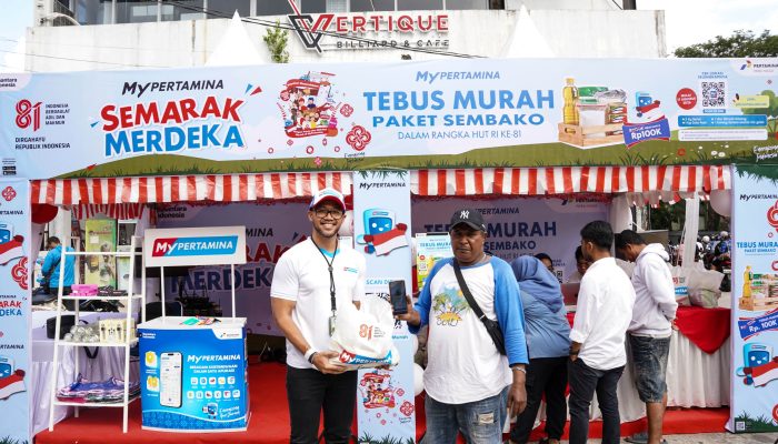 Pertamina Gelar Program Tebus Murah Sembako di SPBU Bersama Pelanggan Setia