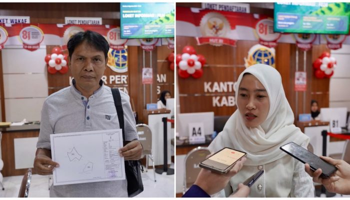 Berkat Layanan Pengukuran Terjadwal, Masyarakat dapat Ukur Pasti dan PBT 