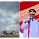 Upacara HUT RI ke-81 di Pantai Reklamasi, Bendera Pusaka Sukses Berkibar