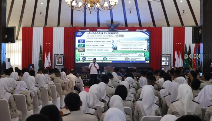 Menteri Nusron dalam Kuliah Umum Politeknik Agraria STPN: Tradisi Dialektika Berpikir Tidak Boleh Mati di Mana pun Berada