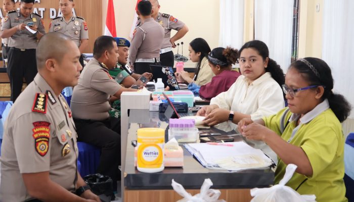 HUT Polantas ke-71, Ditlantas Polda PBD Gelar Bakti Kesehatan Donor Darah