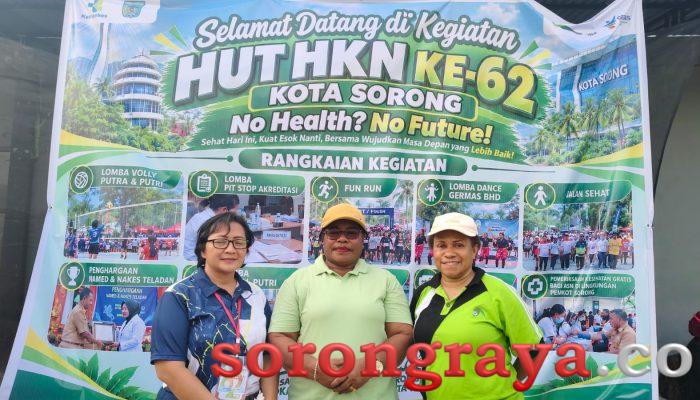 Semangat Sportifitas, Kepala Dinas Kesehatan Buka Lomba Volly Peringati HKN ke -62