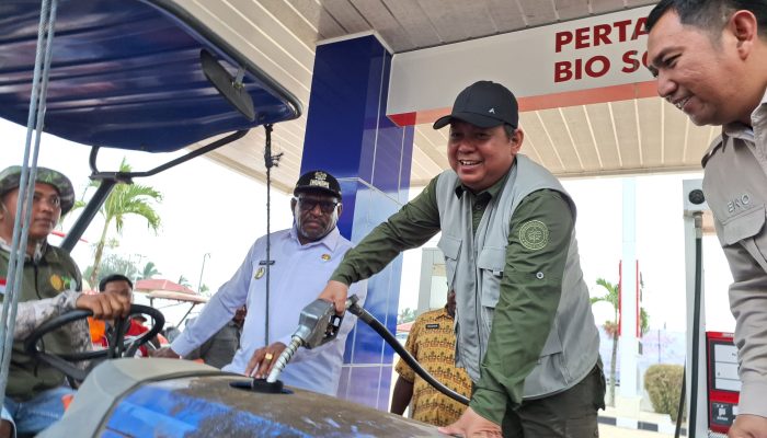 Dukung Swasembada Pangan Nasional, SPBU Tanah Miring di Merauke Resmi Ditunjuk sebagai SPBU Khusus Petani