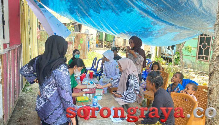 PMII Kota Sorong Gelar Pemeriksaan Kesehatan Gratis, Puluhan Warga Antusias