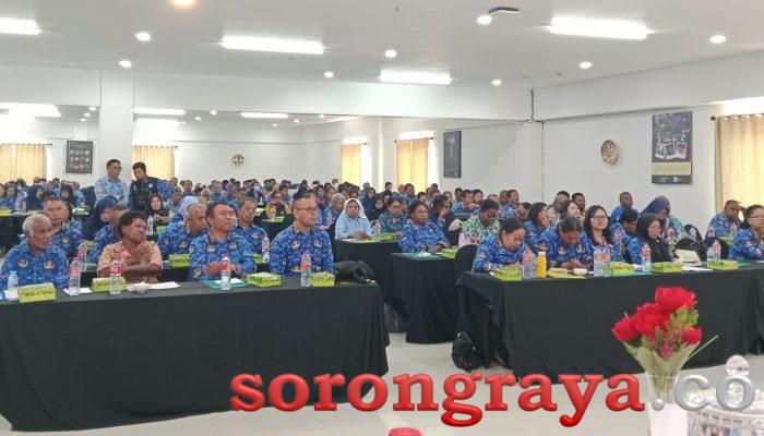 Kepala Sekolah se Kabupaten Sorong Ikut Rakor Dinas Pendidikan