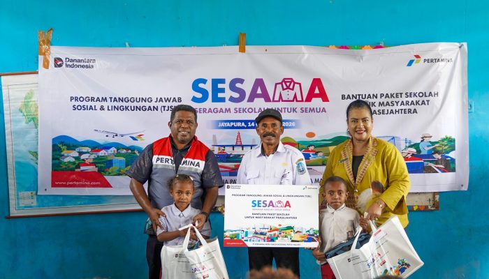 Perluas Manfaat Program SESAMA, Pertamina Kembali Salurkan Perlengkapan Sekolah
