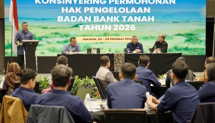 Konsinyering HPL Badan Bank Tanah, Wamen Ossy Ingatkan Soal Keseimbangan Kecepatan Layanan dan Kepastian Hukum