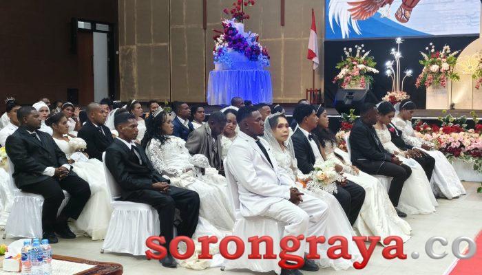 50 Pasangan Ikut Nikah Massal, Wali Kota Sorong Berharap Dapat Lahirkan Generasi yang Lebih Hebat