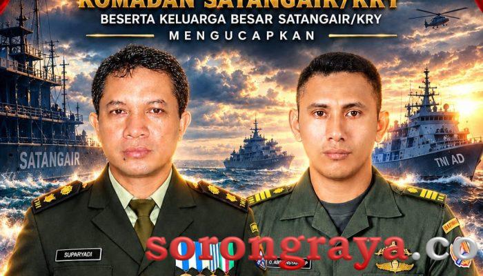 Empat Personel Satgas BKO Kapal Adri XLV Naik Pangkat